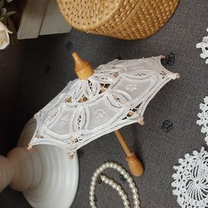 Vintage Lace Umbrella Doll Umbrella Small Decorative Umbrella Imperial Elegance